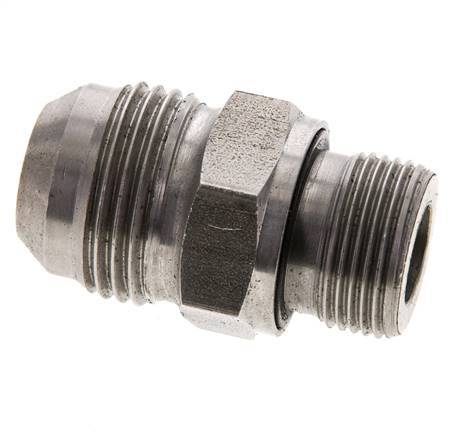 JIC Doppelnippel M22 X 1.5 x UN 1-1/16''-12 Edelstahl FKM 210bar (2950.5psi)