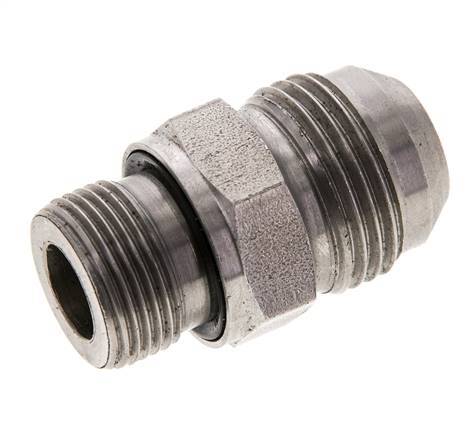 JIC Doppelnippel M22 X 1.5 x UN 1-1/16''-12 Edelstahl FKM 210bar (2950.5psi)