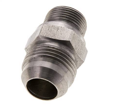 JIC Doppelnippel M22 X 1.5 x UN 1-1/16''-12 Edelstahl FKM 210bar (2950.5psi)