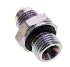 JIC-Doppelnippel M16 X 1,5 x UNF 9/16''-18 Stahl NBR 275bar (3863.75psi)