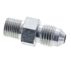 JIC Double Nipple UNF 7/16''-20 x 1/8'' NPT Steel 310bar (4355.5psi) [2 Pieces]