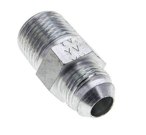 JIC Double Nipple UNF 3/4''-16 x 1/2'' NPT Steel 210bar (2950.5psi) [2 Pieces]