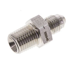 JIC Double Nipple UNF 7/16''-20 x 1/4'' NPT Stainless Steel 275bar (3863.75psi)