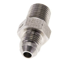 JIC Double Nipple UNF 1/2''-20 x 1/4'' NPT Stainless Steel 275bar (3863.75psi)