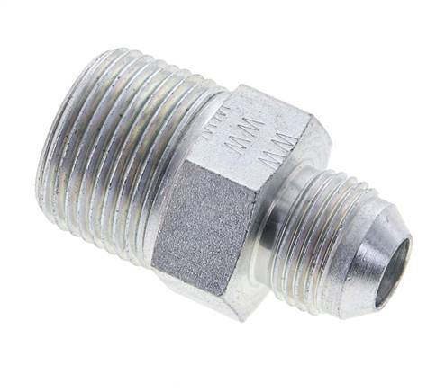 JIC Double Nipple UNF 3/4''-16 x 3/4'' NPT Steel 170bar (2388.5psi)