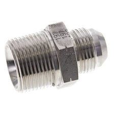 JIC Double Nipple UN 1-1/16''-12 x 1'' NPT Stainless Steel 140bar (1967.0psi)