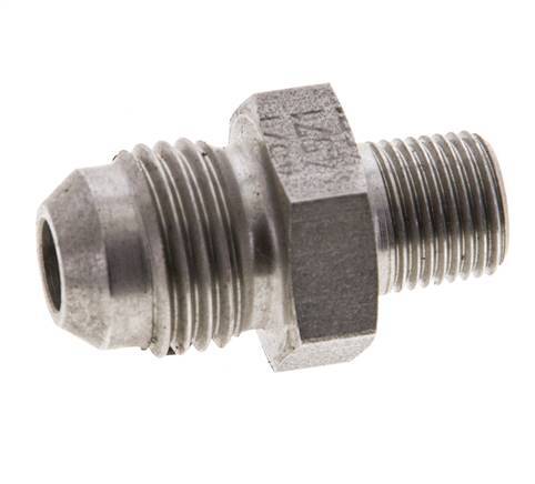 JIC Double Nipple UNF 9/16''-18 x 1/8'' NPT Stainless Steel 275bar (3863.75psi)