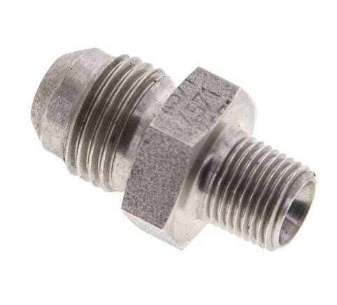 JIC Double Nipple UNF 9/16''-18 x 1/8'' NPT Stainless Steel 275bar (3863.75psi)
