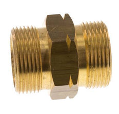 Doppelnippel G1 1/4'' männlich x männlich links Messing 16bar (224.8psi) 46mm Sechskant