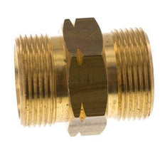 Doppelnippel G1 1/4'' männlich x männlich links Messing 16bar (224.8psi) 46mm Sechskant
