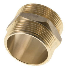 Doppelnippel G1 1/2'' Messing Flachdichtung 16bar (224.8psi) 48mm Sechskant