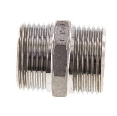 Doppelnippel G1'' Edelstahl Flachdichtung 16bar (224.8psi) 36mm Sechskant