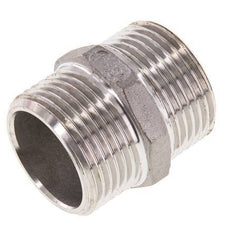 Doppelnippel G1'' Edelstahl Flachdichtung 16bar (224.8psi) 36mm Sechskant