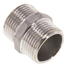 Doppelnippel G1'' Edelstahl Flachdichtung 16bar (224.8psi) 36mm Sechskant