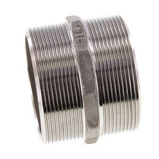 Doppelnippel G2 1/2'' Edelstahl Flachdichtung 16bar (224.8psi) 78mm Sechskant