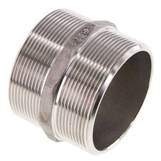 Doppelnippel G2 1/2'' Edelstahl Flachdichtung 16bar (224.8psi) 78mm Sechskant