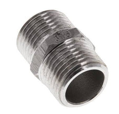 Doppelnippel G1/2'' Edelstahl Flachdichtung 16bar (224.8psi) 22mm Sechskant