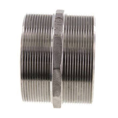 Doppelnippel G3'' Edelstahl Flachdichtung 16bar (224.8psi) 92mm Sechskant