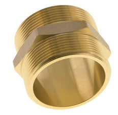 Doppelnippel G2'' Messing Flachdichtung 16bar (224.8psi) 60mm Sechskant