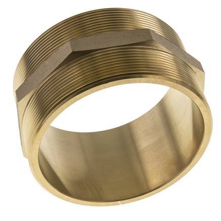 Doppelnippel G4'' Messing Flachdichtung 16bar (224.8psi) 114mm Sechskant