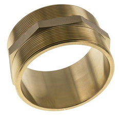Doppelnippel G4'' Messing Flachdichtung 16bar (224.8psi) 114mm Sechskant
