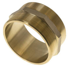 Doppelnippel G4'' Messing Flachdichtung 16bar (224.8psi) 114mm Sechskant