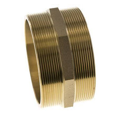 Doppelnippel G4'' Messing Flachdichtung 16bar (224.8psi) 114mm Sechskant