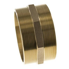 Doppelnippel G4'' Messing Flachdichtung 16bar (224.8psi) 114mm Sechskant