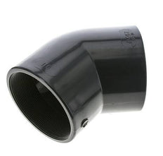 45Grad abgewinkeltes Fitting Rp4'' Innengewinde PVC-U 16bar (224.8psi) EN 1452-3