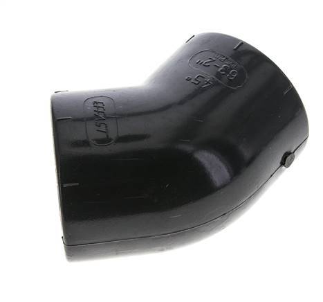 45Grad abgewinkeltes Fitting Rp2'' Innengewinde PVC-U 16bar (224.8psi) EN 1452-3
