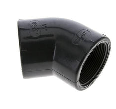 45Grad abgewinkeltes Fitting Rp2'' Innengewinde PVC-U 16bar (224.8psi) EN 1452-3