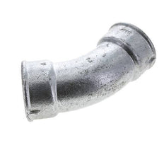 45° abgewinkeltes Fitting Rp2'' Innengewinde Gusseisen 25bar (351.25psi)