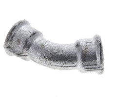 45deg Angled Fitting Rp3/8'' Female Cast Iron 25bar (351.25psi) [2 Pieces]