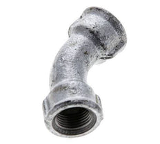 45deg Angled Fitting Rp3/8'' Female Cast Iron 25bar (351.25psi) [2 Pieces]