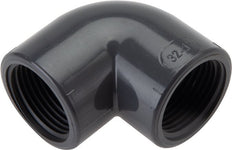 90deg Angled Fitting Rp3/8'' Female PVC-U 16bar (224.8psi) EN 1452-3 [5 Pieces]