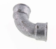 90deg Angled Fitting Rp1'' Female Short Cast Iron 25bar (351.25psi) [2 Pieces]