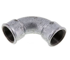 90deg Angled Fitting Rp1'' Female Short Cast Iron 25bar (351.25psi) [2 Pieces]