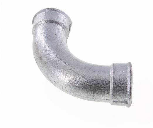 90 Grad abgewinkeltes Fitting Rp2'' Innengewinde lang Gusseisen 25bar (351.25psi)