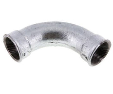 90 Grad abgewinkeltes Fitting Rp2'' Innengewinde lang Gusseisen 25bar (351.25psi)
