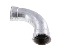 90 Grad abgewinkeltes Fitting Rp2'' Innengewinde lang Gusseisen 25bar (351.25psi)