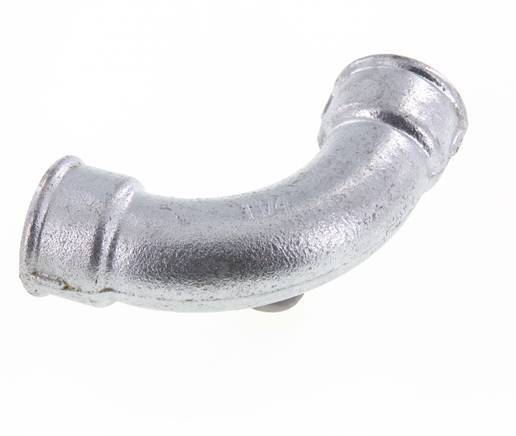 90Grad abgewinkeltes Fitting Rp1 1/4'' Innengewinde lang Gusseisen 25bar (351.25psi)