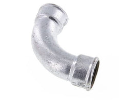 90Grad abgewinkeltes Fitting Rp1 1/4'' Innengewinde lang Gusseisen 25bar (351.25psi)