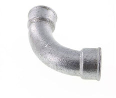 90 Grad abgewinkeltes Fitting Rp1 1/2'' Innengewinde lang Gusseisen 25bar (351.25psi)