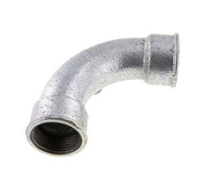 90 Grad abgewinkeltes Fitting Rp1 1/2'' Innengewinde lang Gusseisen 25bar (351.25psi)