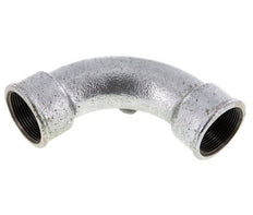 90 Grad abgewinkeltes Fitting Rp1 1/2'' Innengewinde lang Gusseisen 25bar (351.25psi)