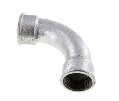 90 Grad abgewinkeltes Fitting Rp1 1/2'' Innengewinde lang Gusseisen 25bar (351.25psi)