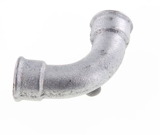 90 Grad abgewinkeltes Fitting Rp1'' Innengewinde lang Gusseisen 25bar (351.25psi)