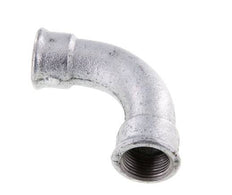 90 Grad abgewinkeltes Fitting Rp1'' Innengewinde lang Gusseisen 25bar (351.25psi)