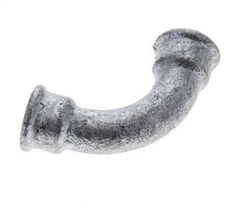 90deg Angled Fitting Rp3/8'' Female Long Cast Iron 25bar (351.25psi) [2 Pieces]