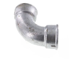 90 Grad abgewinkeltes Fitting Rp2'' Innengewinde kurz Gusseisen 25bar (351.25psi)